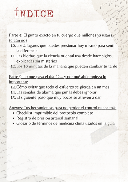 Método Chino Hipertensión Arterial